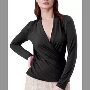 NWT  Rachel Roy Ladies' Long Sleeve Wrap Top